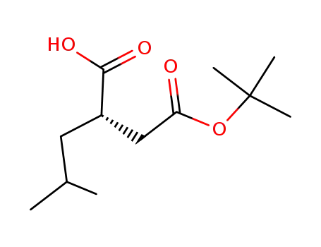 (S)-2-(2-(tert-butoxy)-2-oxoethyl)-4-methylpentanoic acid