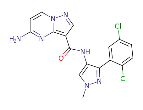 5-amino-pyrazolo[1,5-a]pyrimidine-3-carboxylic acid [3-(2,5-dichloro-phenyl)-1-methyl-1H-pyrazol-4-yl]-amide