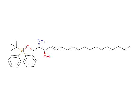4-Octadecen-3-ol, 2-amino-1-[[(1,1-dimethylethyl)diphenylsilyl]oxy]-,
(2S,3R,4E)-