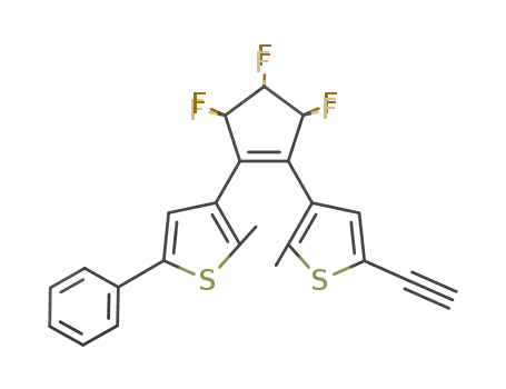 5-ethynyl-3-[3,3,4,4,5,5-hexafluoro-2-(2-methyl-5-phenyl-3-thienyl)-1-cyclopenten-1-yl]-2-methylthiophene