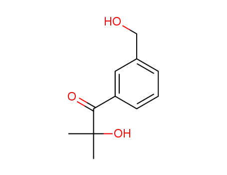 Molecular Structure of 1308332-52-6 (1-(3-(chloromethyl)phenyl)-2-hydroxy-2-methylpropan-1-one)