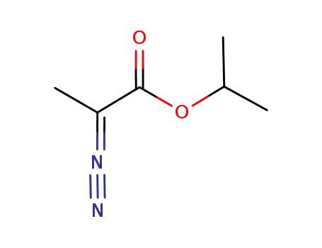 Molecular Structure of 1007586-71-1 (isopropyl α-methyl α-diazoacetate)