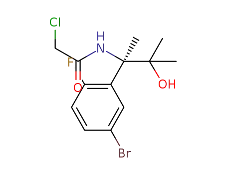 N-[(R)-1-(5-bromo-2-fluoro-phenyl)-2-hydroxy-1,2-dimethyl-propyl]-2-chloro-acetamide