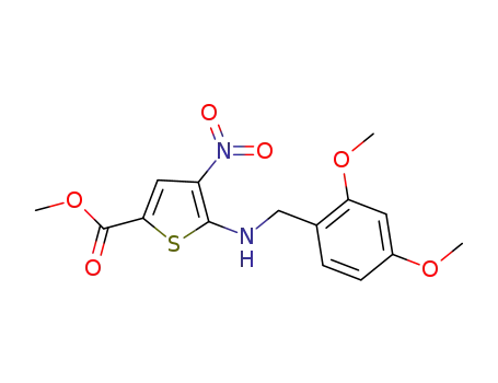 methyl 5-(2,4-dimethoxybenzylamino)-4-nitrothiophene-2-carboxylate