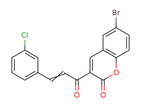 6-bromo-3-(3-(4-chlorophenyl)acryloyl)-2H-chromen-2-one