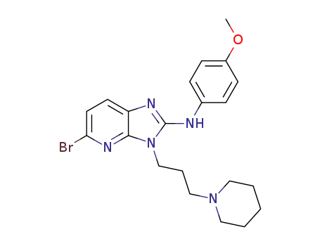 5-bromo-N-(4-methoxyphenyl)-3-(3-(piperidin-1-yl)propyl)-3H-imidazo[4,5-b]pyridin-2-amine