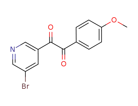 1-(5-bromopyridin-3-yl)-2-(4-methoxyphenyI)ethane-1,2-dione