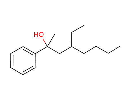 Molecular Structure of 1015002-36-4 (4-ethyl-2-phenyloctan-2-ol)