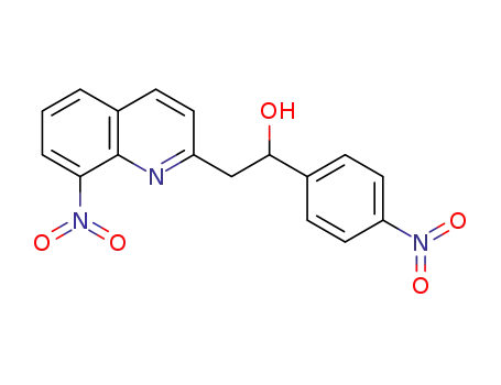 1-(4-nitrophenyl)-2-(8-nitroquinolin-2-yl)ethanol