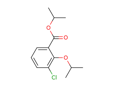 Molecular Structure of 894851-25-3 (3-chloro-2-isopropoxybenzoic acid isopropyl ester)