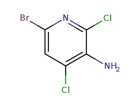 Molecular Structure of 237435-16-4 (2,4-DICHLORO-3-AMINO-6-BROMOPYRIDINE)