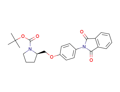 (R)-2-[4-(1,3-Dioxo-1,3-dihydro-isoindol-2-yl)-phenoxymethyl]-pyrrolidine-1-carboxylic acid tert-butyl ester