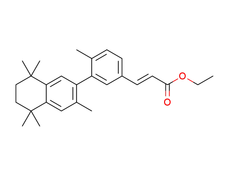 (E)-ethyl 3-(3-(1,2,3,4-tetrahydro-1,1,4,4,6-pentamethylnaphthalen-7-yl)-4-methylphenyl)acrylate