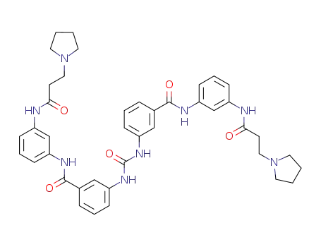1,3-bis(3-(3-(3-(pyrrolidin-1-yl)propanamido)phenylcarbamoyl)phenyl)urea