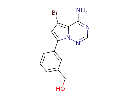 [3-(4-amino-5-bromo-pyrrolo[2,1-f][1,2,4]triazin-7-yl)-phenyl]-methanol