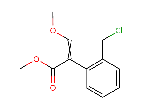 Molecular Structure of 117428-95-2 (methyl 2-(2'-chloromethylphenyl)-3-methoxyacrylate)