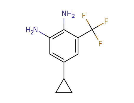 5-cyclopropyl-3-(trifluoromethyl)-1,2-benzenediamine