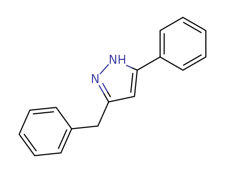 1H-Pyrazole,3-phenyl-5-(phenylmethyl)- cas  21917-99-7