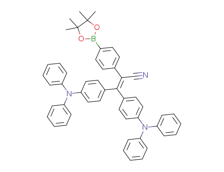 3,3-bis(4-(diphenylamino)phenyl)-2-(4-(4,4,5,5-tetramethyl-1,3,2-dioxaborolan-2-yl)phenyl)acrylonitrile