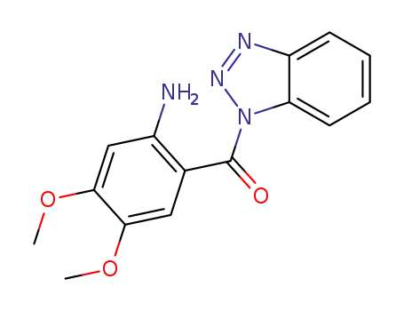 (2-amino-4,5-dimethoxyphenyl)(benzotriazole-1-yl)methanone