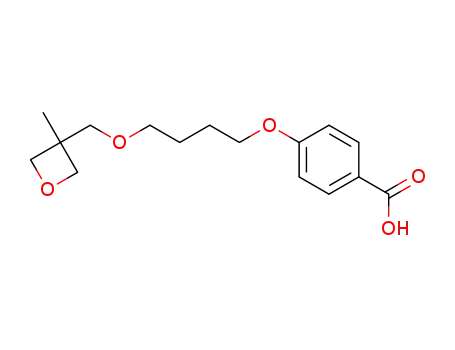 4-[7-(3-methyl-3-oxetanyl)-1,6-dioxaheptyl]benzoic acid