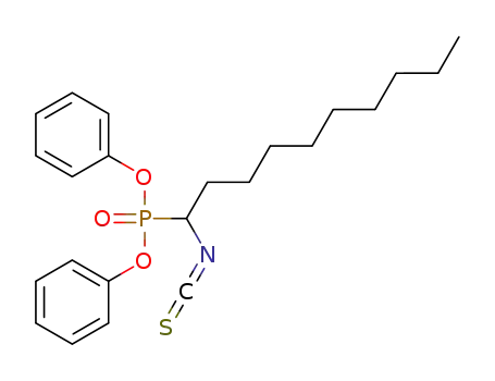 diphenyl (1-isothiocyanatodecyl)phosphonate
