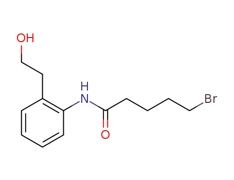 Molecular Structure of 1430091-95-4 (5-bromo-N-[2-(2-hydroxyethyl)phenyl]pentanamide)