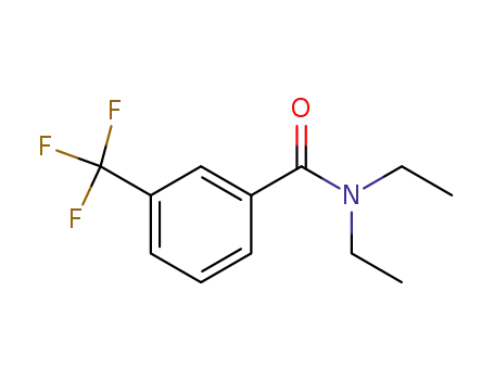 Molecular Structure of 10366-85-5 (Benzamide, N,N-diethyl-3-(trifluoromethyl)-)