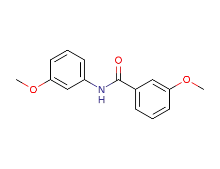 Molecular Structure of 97492-32-5 (Benzamide, 3-methoxy-N-(3-methoxyphenyl)-)