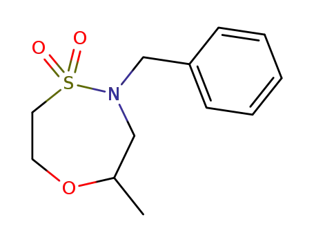 7-methyl-5-benzyl-[1,4,5]-oxathiazepane-4,4-dioxide