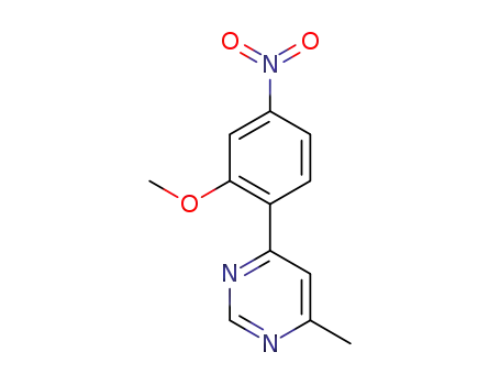 4-(2-methoxy-4-nitrophenyl)-6-methylpyrimidine