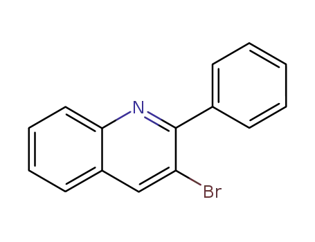 Molecular Structure of 5428-24-0 (3-bromo-2-phenylquinoline)