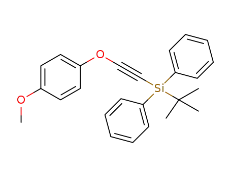 2-(4-methoxyphenoxy)-1-tert-butyldiphenylsilylacetylene