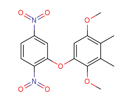 1-(2',5'-dinitrophenoxy)-3,4-dimethyl-2,5-dimethoxybenzene
