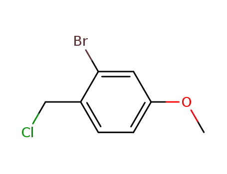 2-브로모-4-메톡시벤질 클로라이드(+ 위치 이성질체)
