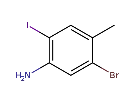 5-Bromo-2-iodo-4-methyl-phenylamine