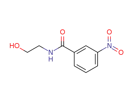 Molecular Structure of 7399-69-1 (N-(2-Hydroxyethyl)-3-nitrobenzaMide)