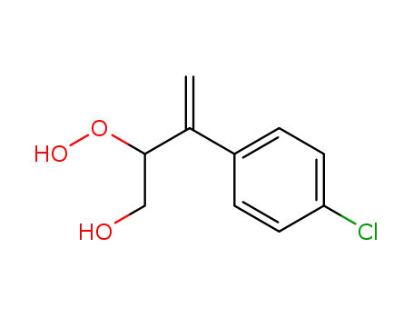 3-(4-Chloro-phenyl)-2-hydroperoxy-but-3-en-1-ol