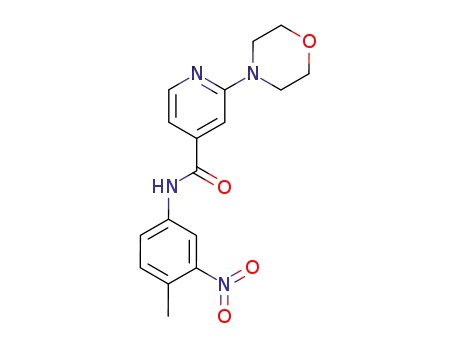 N-(4-methyl-3-nitrophenyl)-2-morpholinopyridine-4-carboxamide