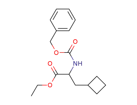 ethyl 2-(benzyloxycarbonylamino)-3-cyclobutyl propanoate