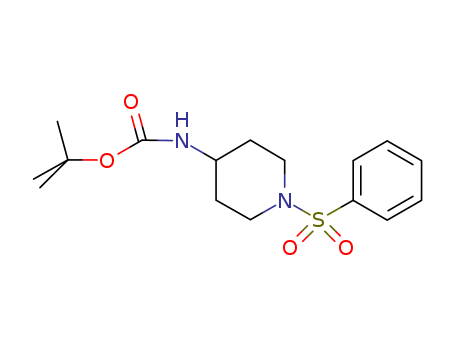 carbamic acid, [1-(phenylsulfonyl)-4-piperidinyl]-, 1,1-di