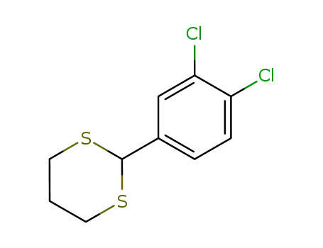 Molecular Structure of 58928-92-0 (2-(3,4-dichlorophenyl)-1,3-dithiane)