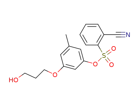 3-[3-(2-cyanophenylsulfonyloxy)-5-methylphenoxy]propanol
