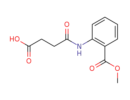 Molecular Structure of 108540-96-1 (4-[2-(methoxycarbonyl)anilino]-4-oxobutanoic acid)