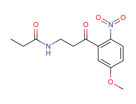 Propanamide, N-[3-(5-methoxy-2-nitrophenyl)-3-oxopropyl]-