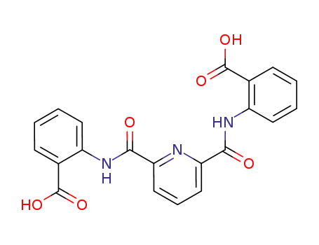 Molecular Structure of 63458-77-5 (Benzoic acid, 2,2'-[2,6-pyridinediylbis(carbonylimino)]bis-)