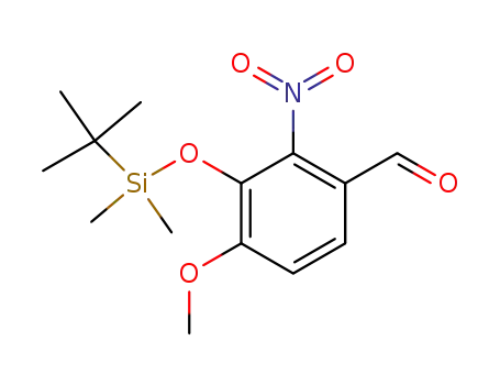 3-((tert-butyldimethylsilyl)oxy)-4-methoxy-2-nitrobenzaldehyde