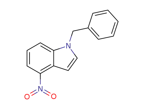 Molecular Structure of 81038-29-1 (1-benzyl-4-nitroindole)