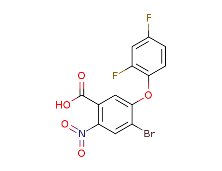 4-bromo-5-(2,4-difluorophenoxy)-2-nitrobenzoic acid