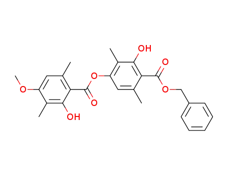 benzyl 2-hydroxy-4-((2-hydroxy-4-methoxy-3,6-dimethylbenzoyl)oxy)-3,6-dimethyl benzoate